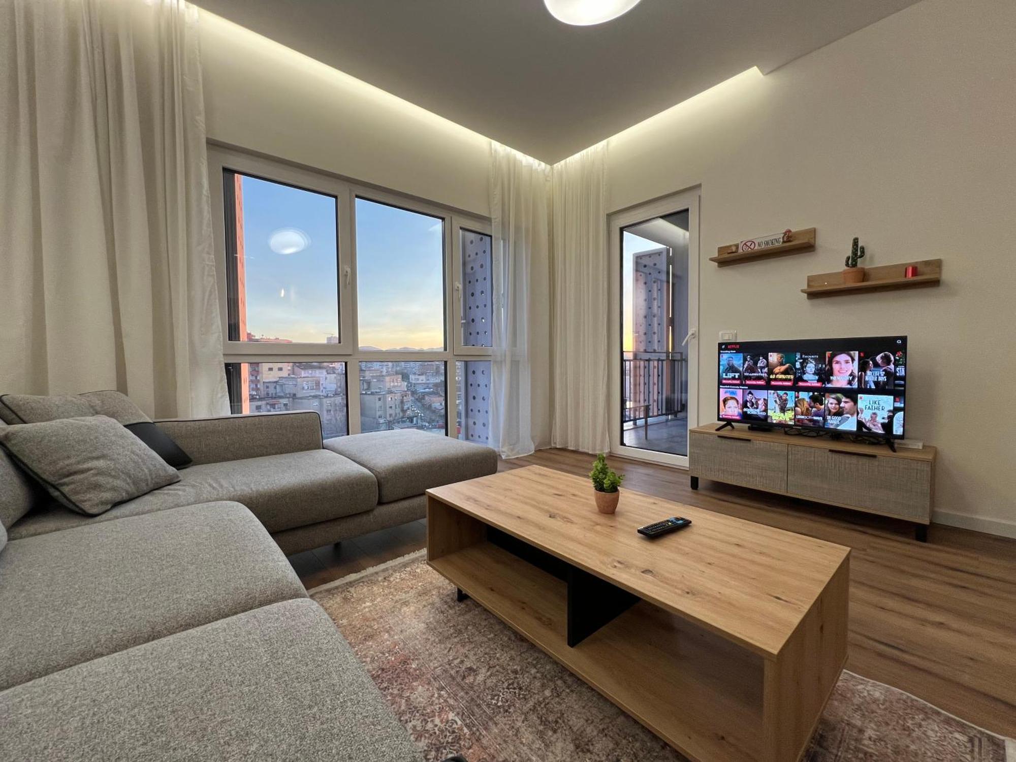 Cane Apartment Emerald Тирана Екстериор снимка
